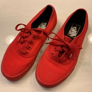 Vans Authentic Translucent - Red Monochrome - Journey’s Exclusive, W 7.0 / M 5.5